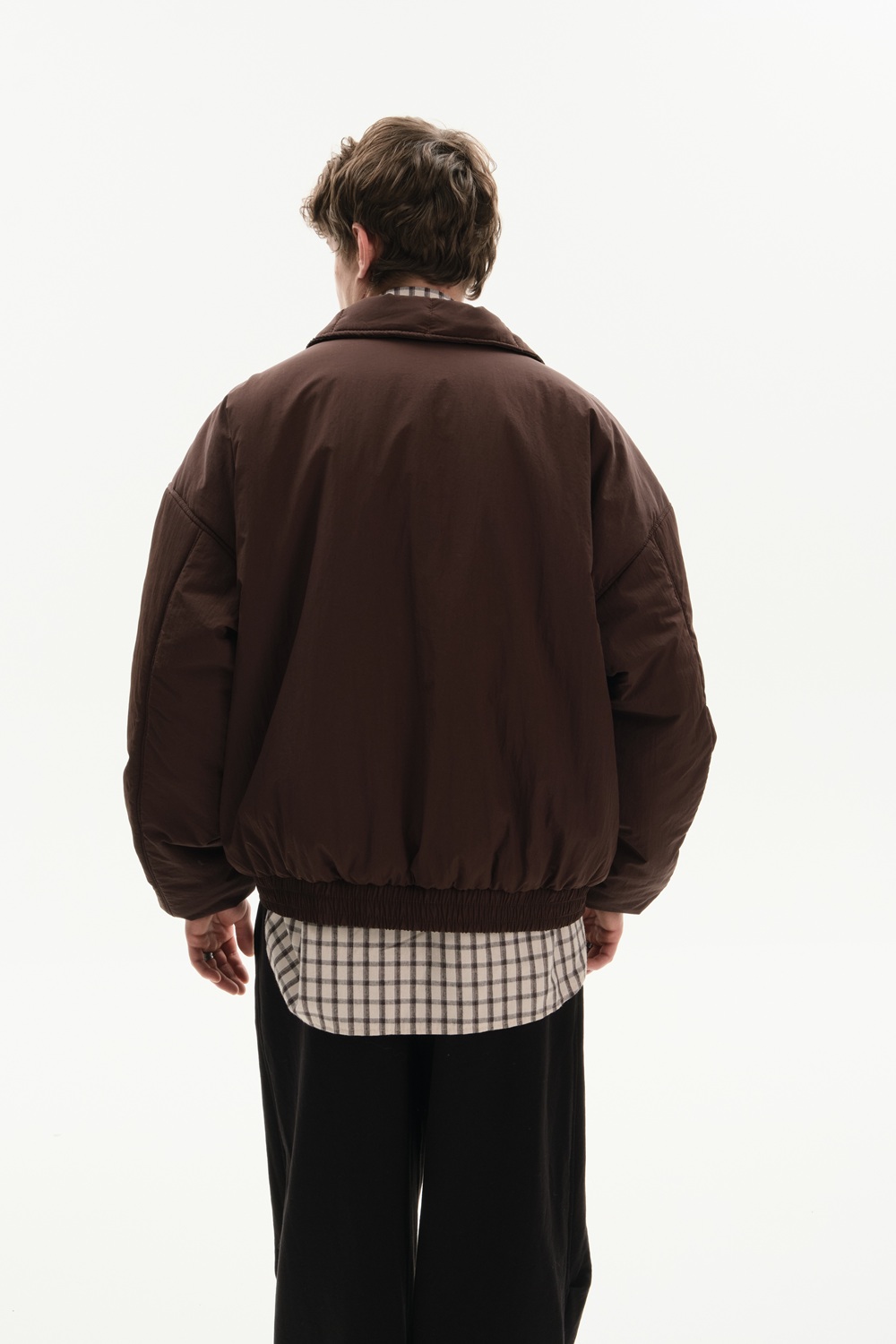 Куртка «Bomber Texture» шоколадна – фото 4 Куртка «Bomber Texture» шоколадна – skripka.com.ua – фото 4