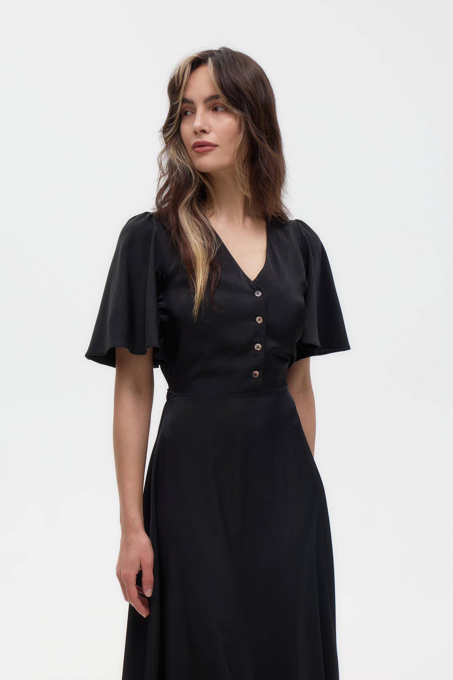 Сукня «Tencel» чорна – фото 2 Сукня «Tencel» чорна – skripka.com.ua – фото 2