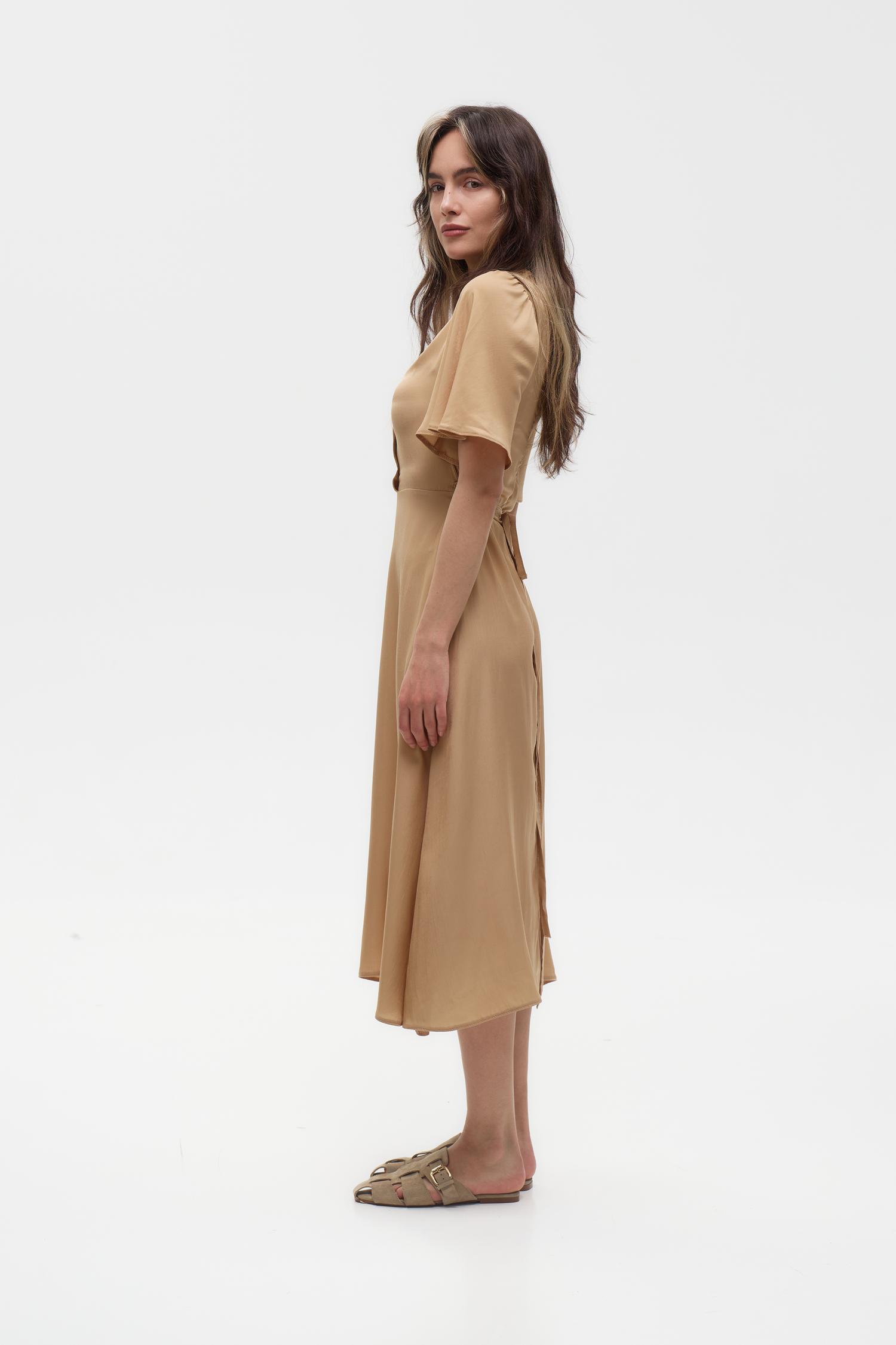 Сукня «Tencel» гірчична – фото 4 Сукня «Tencel» гірчична – skripka.com.ua – фото 4