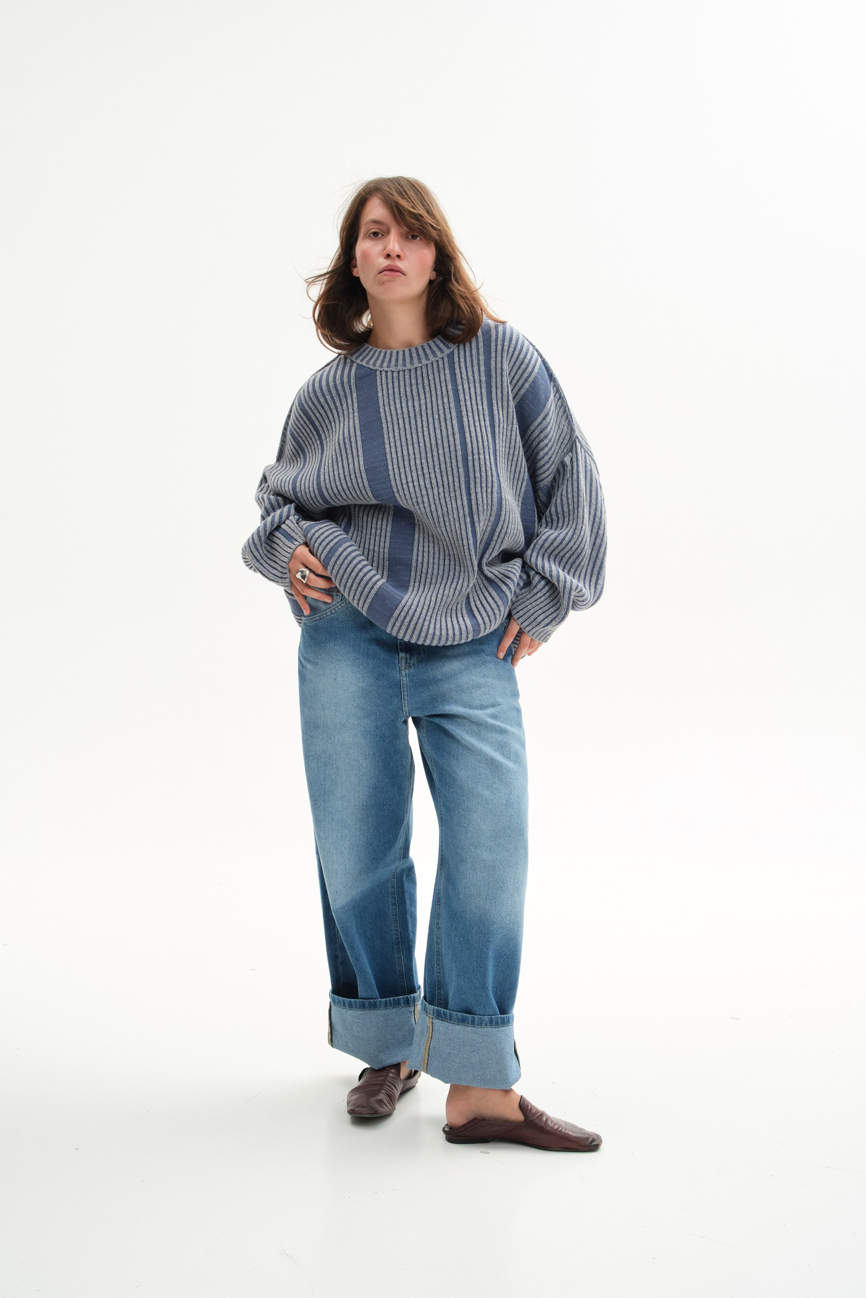 Джинси «Baggy Men’s» брудно-блакитні – фото 2 Джинси «Baggy Men’s» брудно-блакитні – skripka.com.ua – фото 2