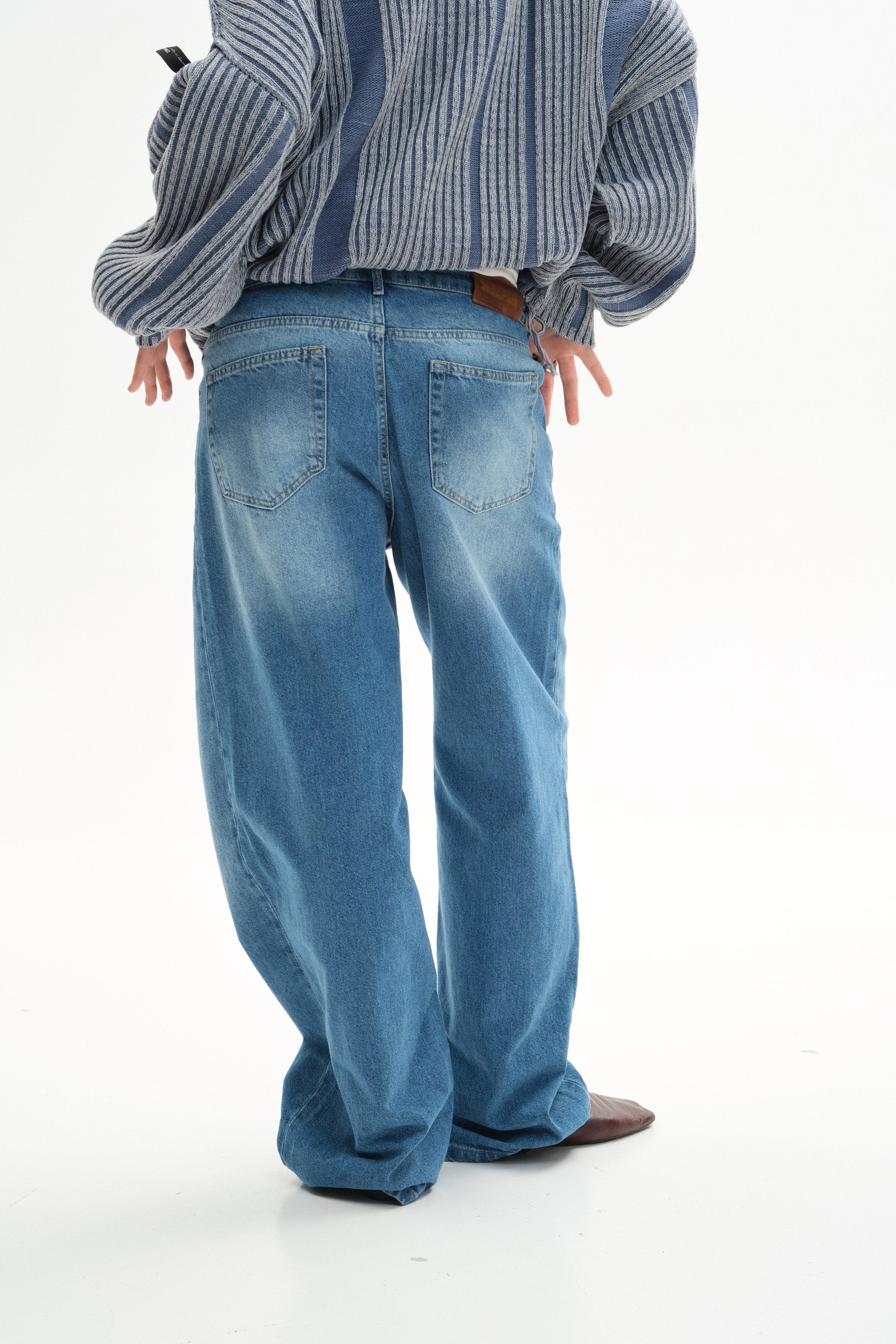 Джинси «Baggy Men’s» брудно-блакитні – фото 4 Джинси «Baggy Men’s» брудно-блакитні – skripka.com.ua – фото 4