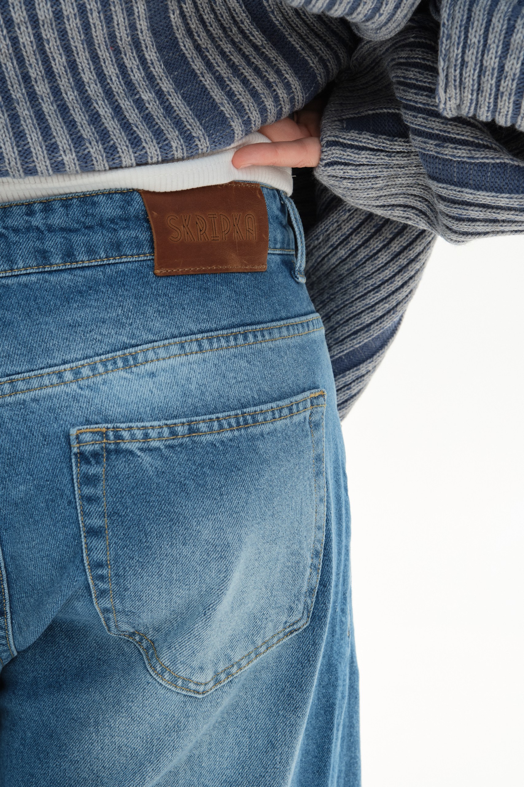Джинси «Baggy Men’s» брудно-блакитні – фото 5 Джинси «Baggy Men’s» брудно-блакитні – skripka.com.ua – фото 5